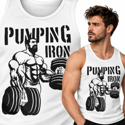 TANK TOP NA SIŁOWNIĘ  PUMPING IRON 2